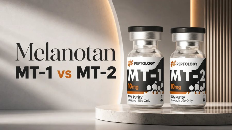 MT-1 vs. MT-2: a két Melanotan peptid különbségei