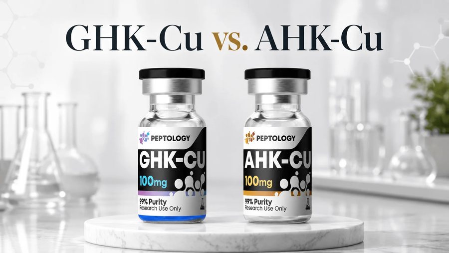 GHK-Cu és AHK-Cu: mi a különbség a két réz-tripeptid között