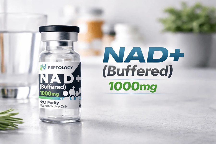 NAD+ (Buffered) 1000 mg – Sejtes energia, DNS-reparáció és mitokondriumok védelme